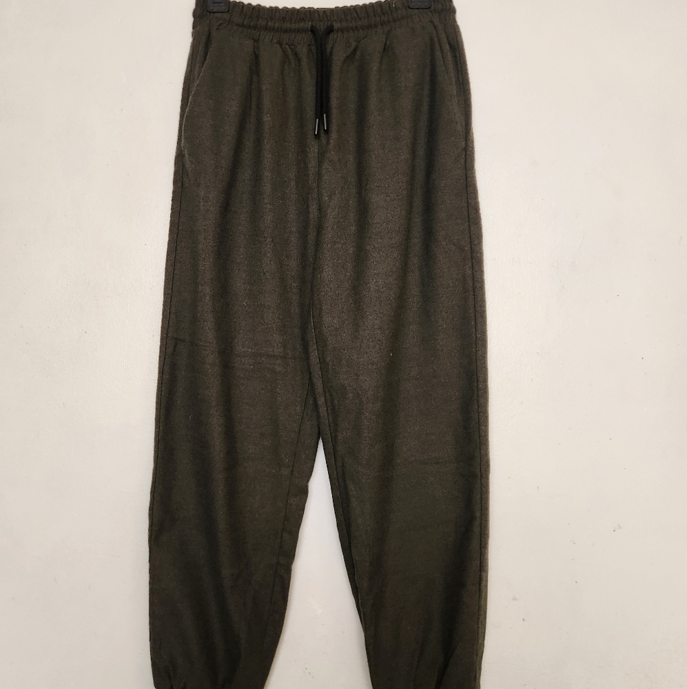 Zara Men's Dark Green Joggers